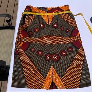 Ray Darden African Print Skirt